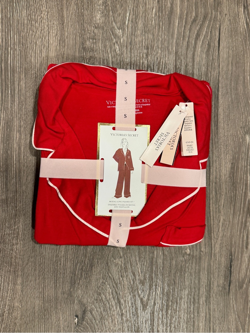 BRAND NEW Victoria's Secret Red Women’s Modal Pajama Set - Size Small